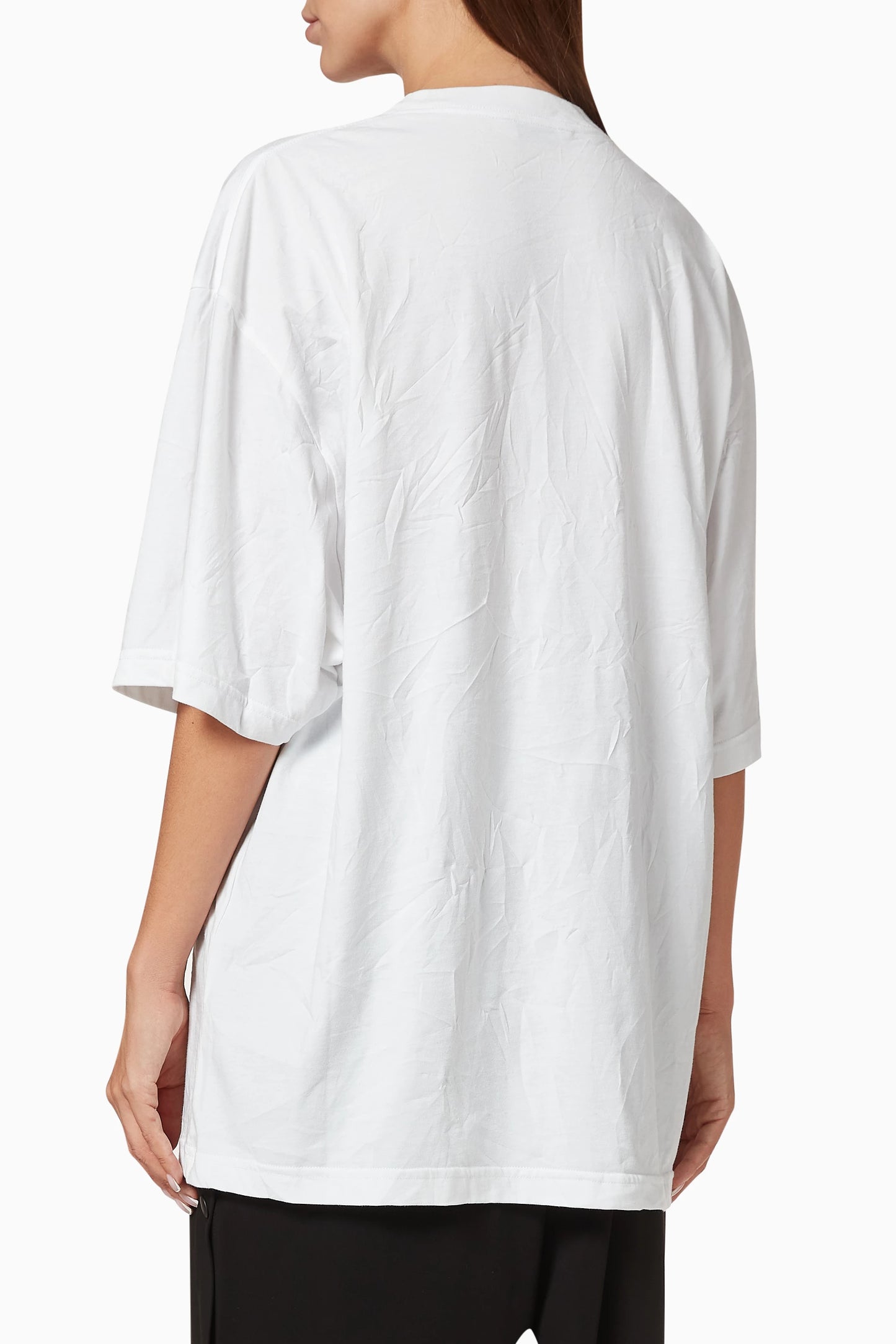 Balenciaga Languages Medium Fit Cotton T-Shirt