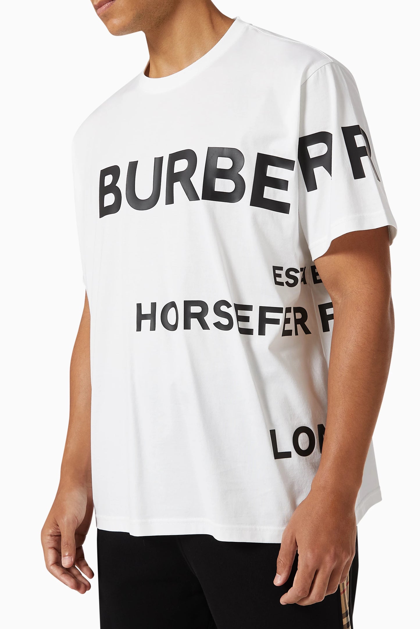 Burberry Horseferry Print Oversized T-shirt in Cotton