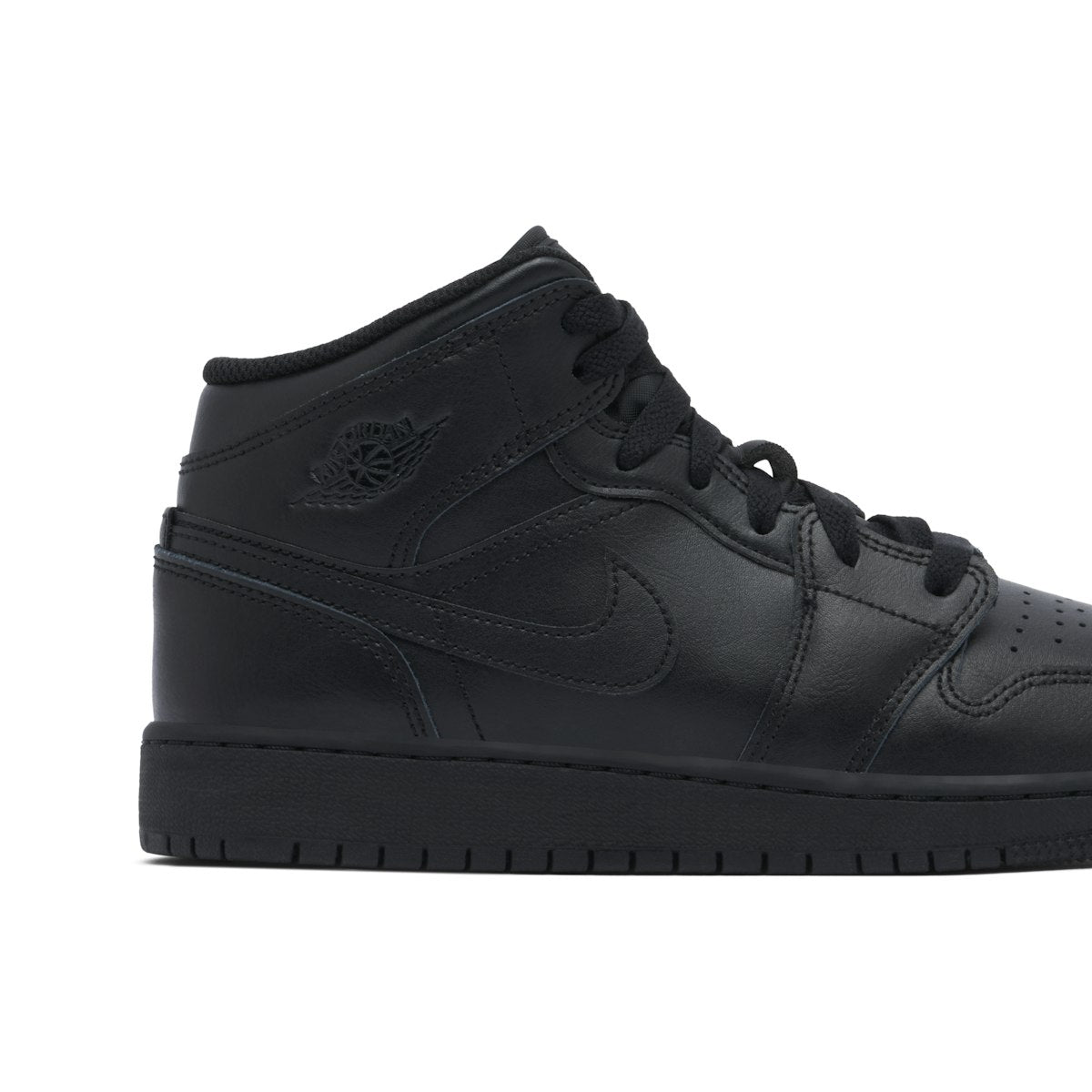 Air Jordan 1 mid Triple Black (GS)