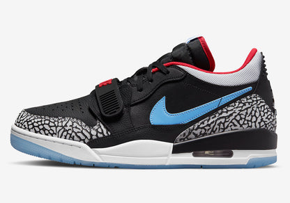 Jordan Legacy 312 Low Black Valow Blue