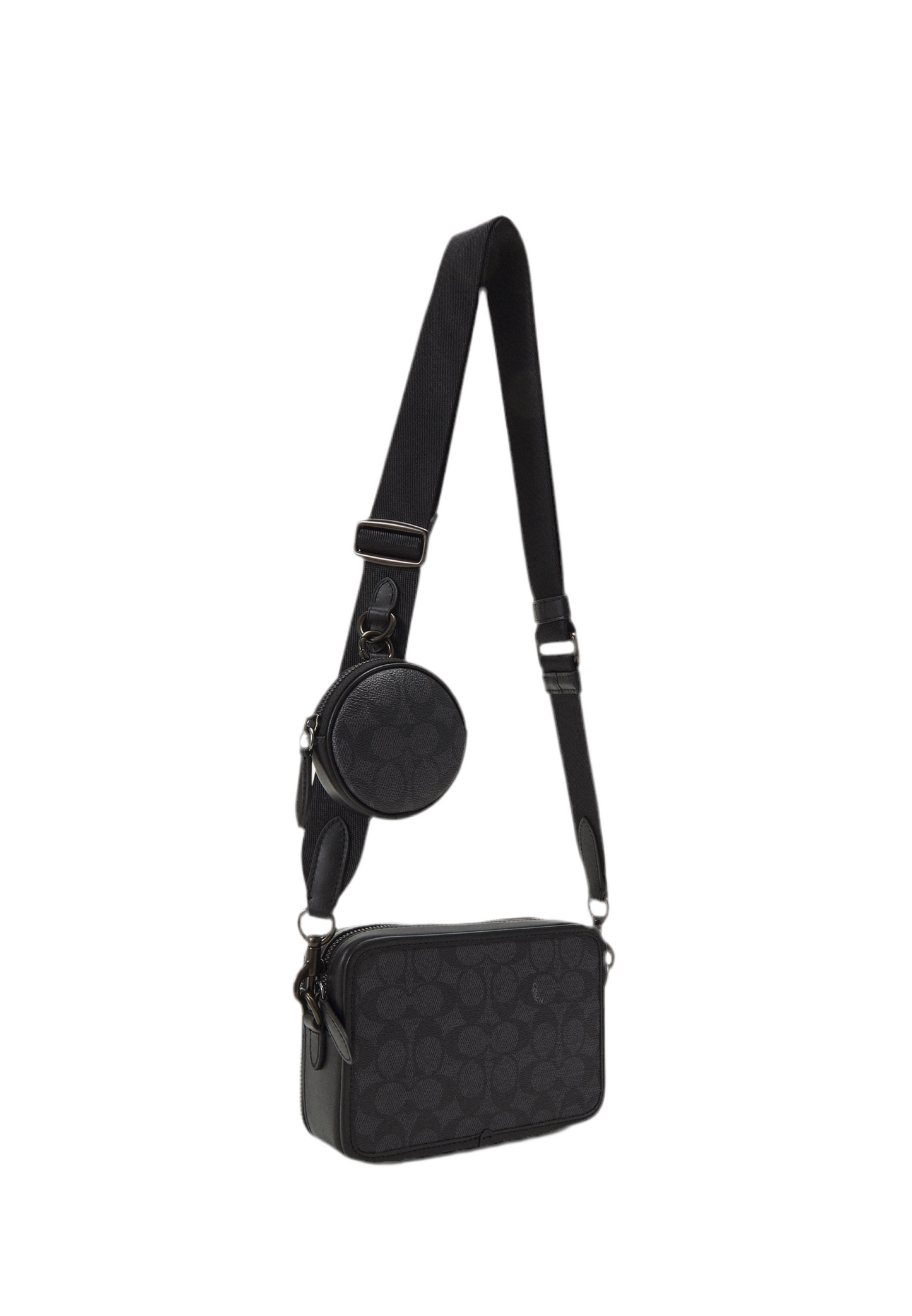Coach Charter Graphic Crossbody Bag 'Charcoal'