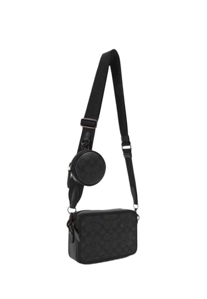 Coach Charter Graphic Crossbody Bag 'Charcoal'