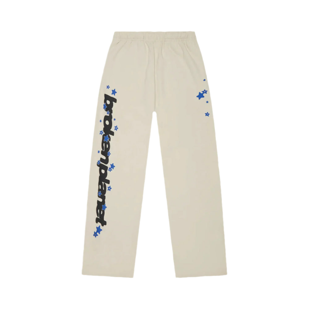 Broken Planet All The Stars Straight Leg bottoms - Ivory White