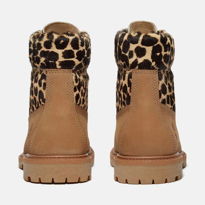 Timberland Premium 6 Inch Boot Leopard Beige Nubuck