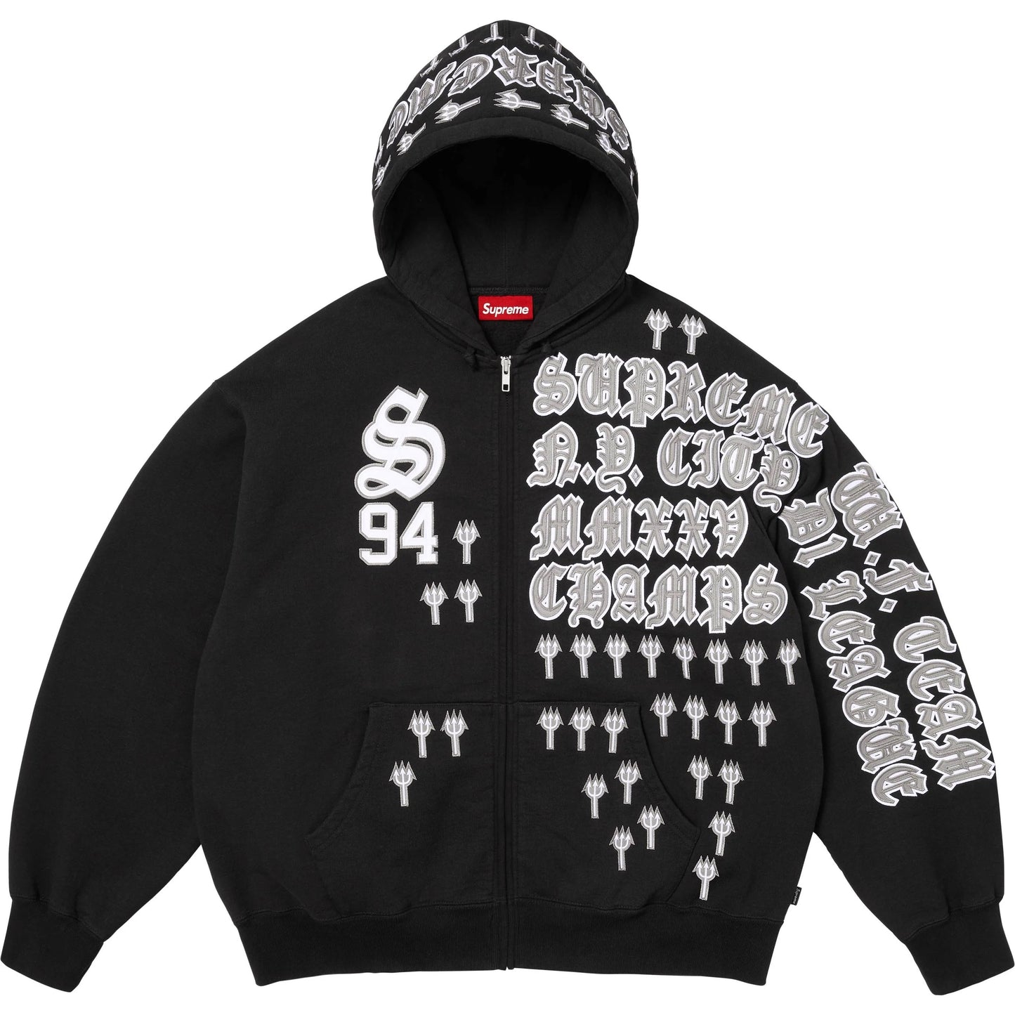 Supreme League Champs Zip Up Hoodie