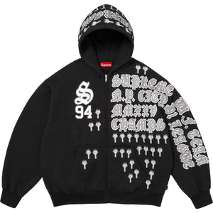 Supreme League Champs Zip Up Hoodie ‘Black’