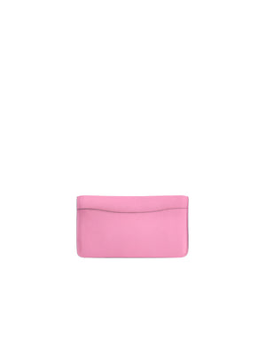 Coach Tabby Vivid Pink Leather Chain Clutch Bag