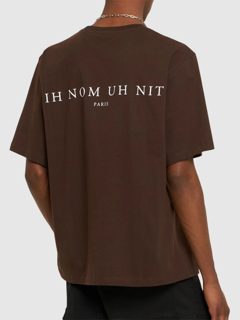 Ih Nom Uh Nit Future Mask Logo Brown T-shirt