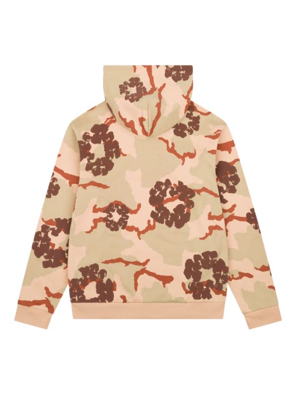 Denim Tears Camo Cotton Zip Up Hood Desert Sand