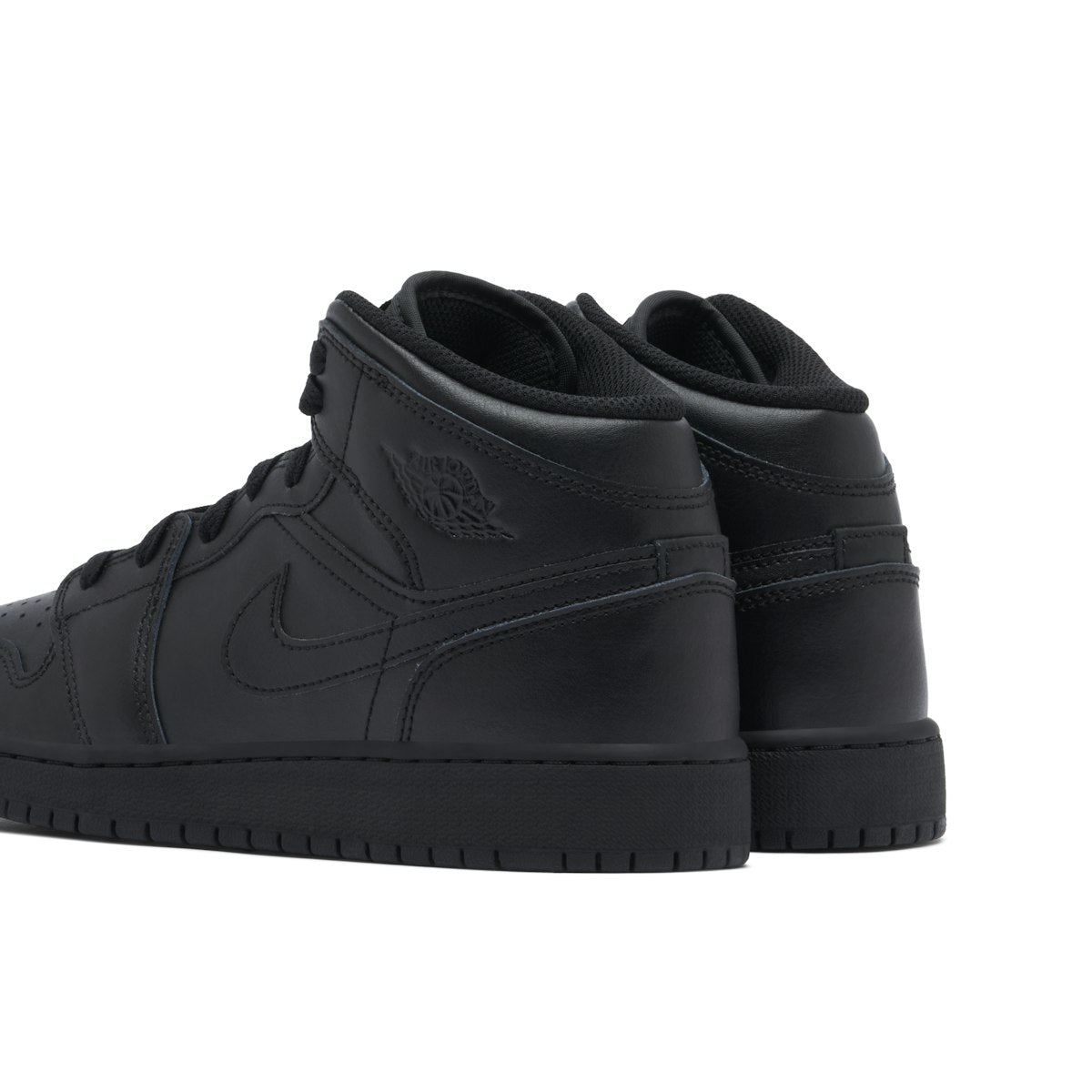 Air Jordan 1 mid Triple Black (GS)