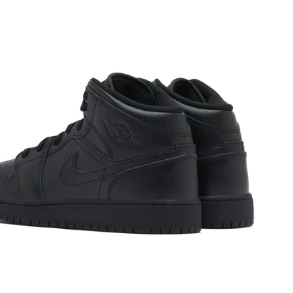 Air Jordan 1 mid Triple Black (GS)