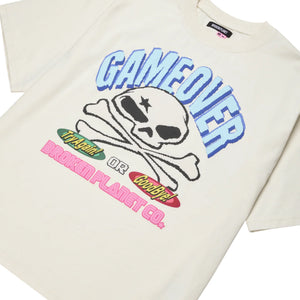 Broken Planet Game Over T-Shirt ‘Vanilla White’