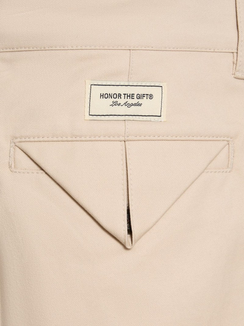 HONOR THE GIFT Cotton twill work pants