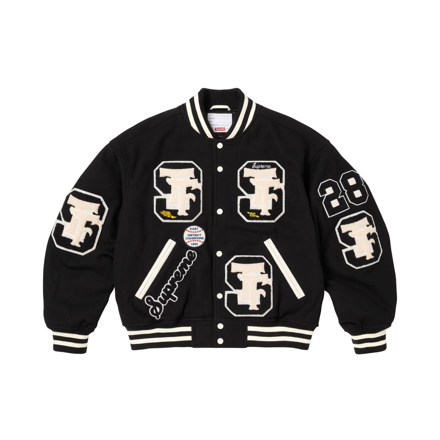 Supreme Drill Team Varsity Jacket 'Black'