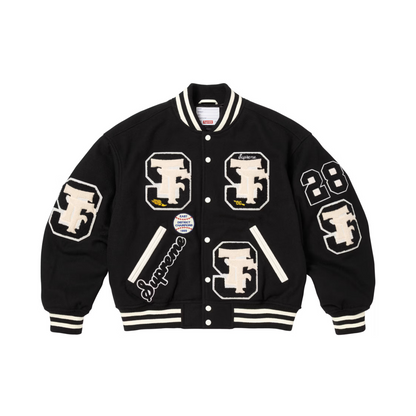 Supreme Drill Team Varsity Jacket 'Black'