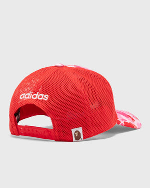 BAPE x Adidas Camo Mesh Cap ‘Pink’