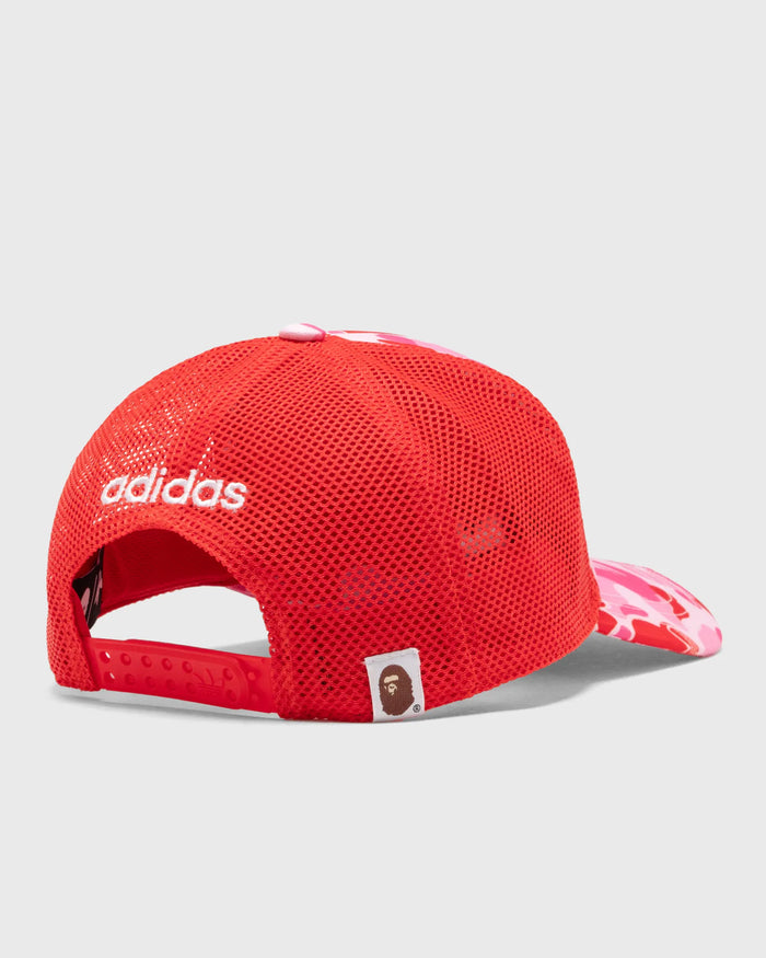 BAPE x Adidas Camo Mesh Cap ‘Pink’