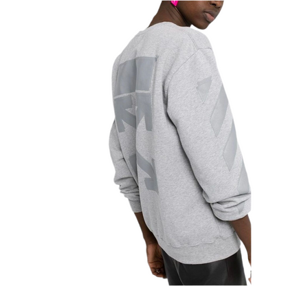 Off-White Melange Arrow Sweater