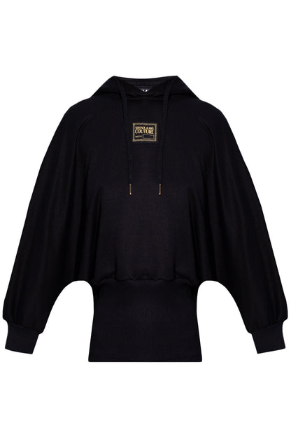 Versace Jeans Couture Black Drawstring Hoodie