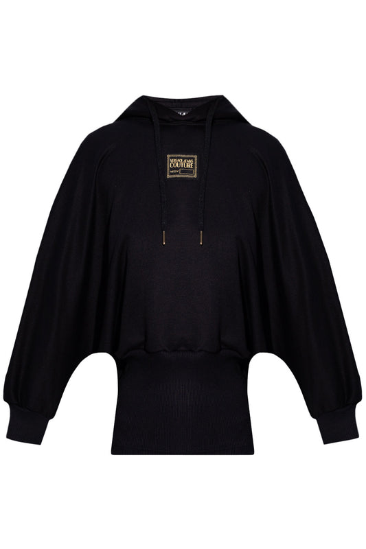 Versace Jeans Couture Black Drawstring Hoodie