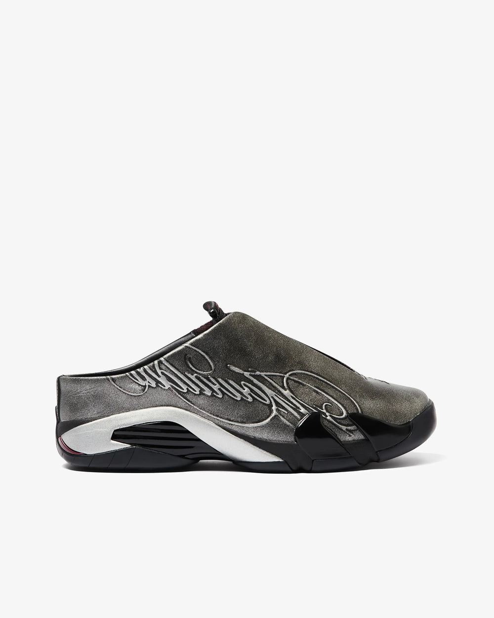 Air Jordan 14 Retro Mule Mowalola ‘Black Metallic Silver’