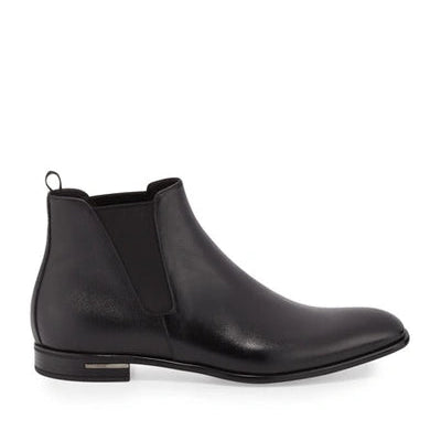 Prada Men's Saffiano Leather Half-Boot