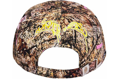 Sp5der Blue Logo Cap Real Tree Camo