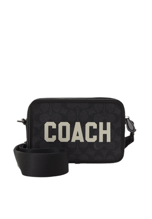 Coach Charter Graphic Crossbody Bag 'Charcoal'