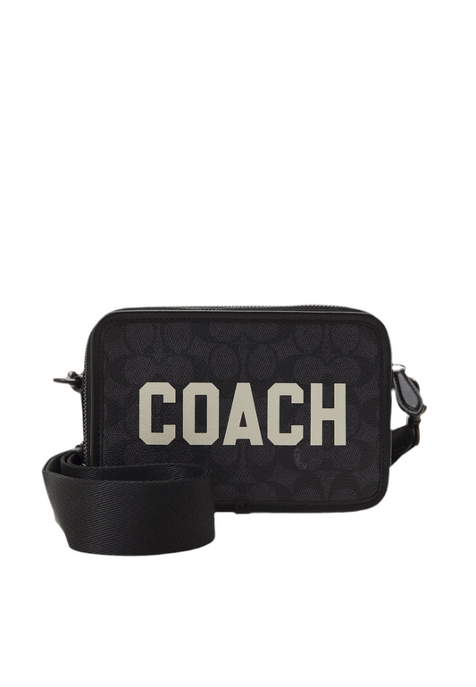 Coach Charter Graphic Crossbody Bag 'Charcoal'