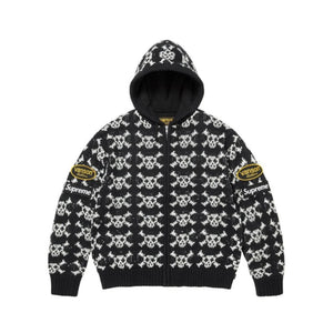 Supreme x Vanson Leathers Skull Hooded Sweater ‘Black’