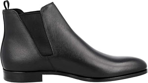 Prada Men's Saffiano Leather Half-Boot