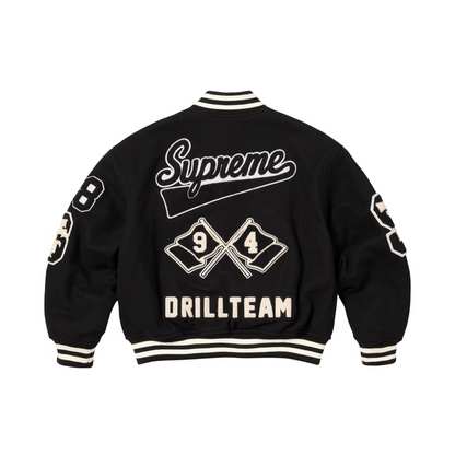 Supreme Drill Team Varsity Jacket 'Black'
