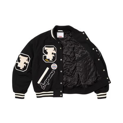Supreme Drill Team Varsity Jacket 'Black'
