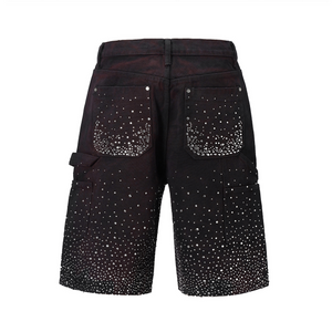 HESNTLS Classic Jorts 'Rhinstone Obsidian'