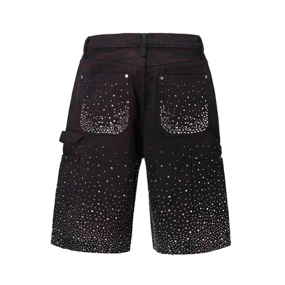 HESNTLS Classic Jorts 'Rhinstone Obsidian'