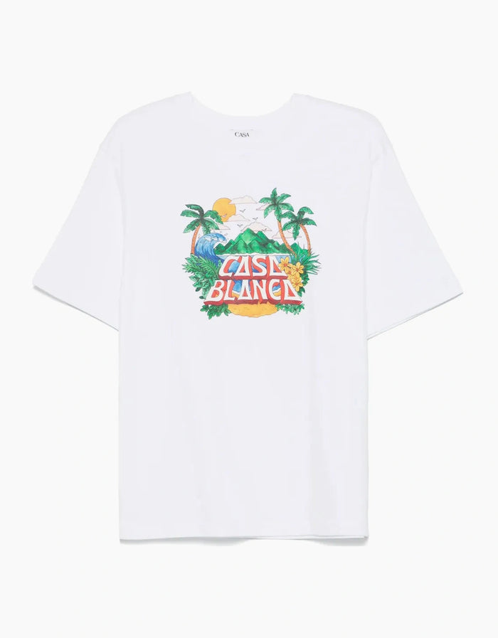 Casablanca Casa Beach Wave Tropical T-shirt