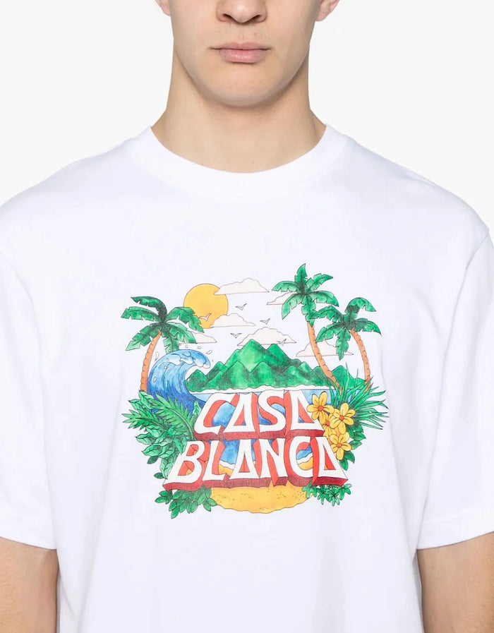 Casablanca Casa Beach Wave Tropical T-shirt