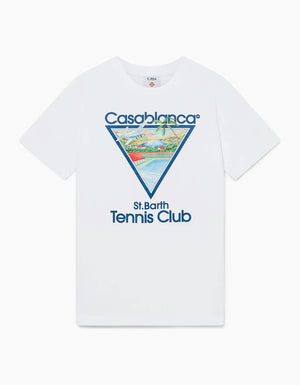 Casablanca St. Barth Tennis Club Icon T-shirt