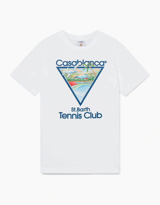 Casablanca Tennis Club Icon T-shirt White