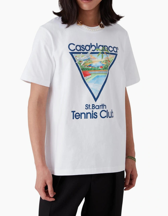 Casablanca St. Barth Tennis Club Icon T-shirt