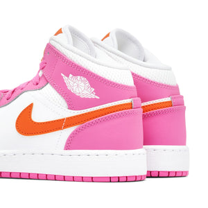 Air Jordan 1 Mid 'Pinksicle Safety Orange' (PS)