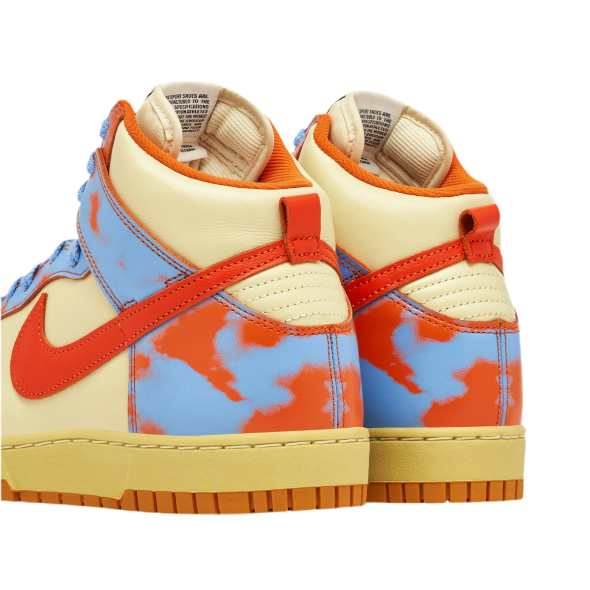 Nike Dunk High 1985 Orange Acid Wash