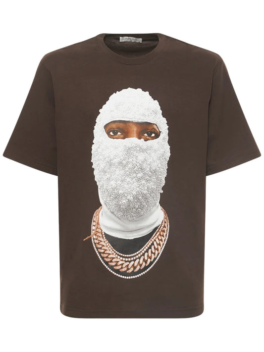 Ih Nom Uh Nit Future Mask Logo Brown T-shirt