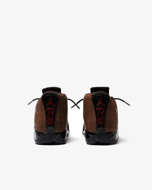 Air Jordan 14 Retro SP Mowalola Sneakers ‘Black Burnt Red’