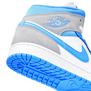 Air Jordan 1 Mid University Blue Grey