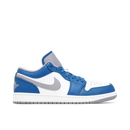 Air Jordan 1 Low GS True Blue Cement