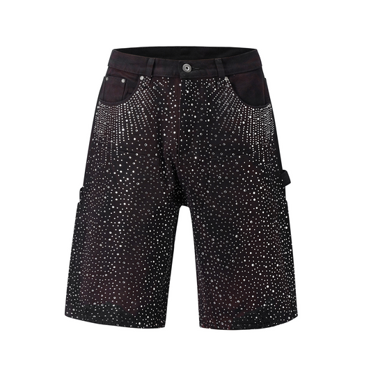 HESNTLS Classic Jorts 'Rhinstone Obsidian'