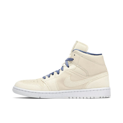 Air Jordan 1 Mid Sandrift Midnight Navy (Women's)