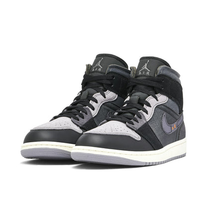 Air Jordan 1 Mid Craft Inside Out Black