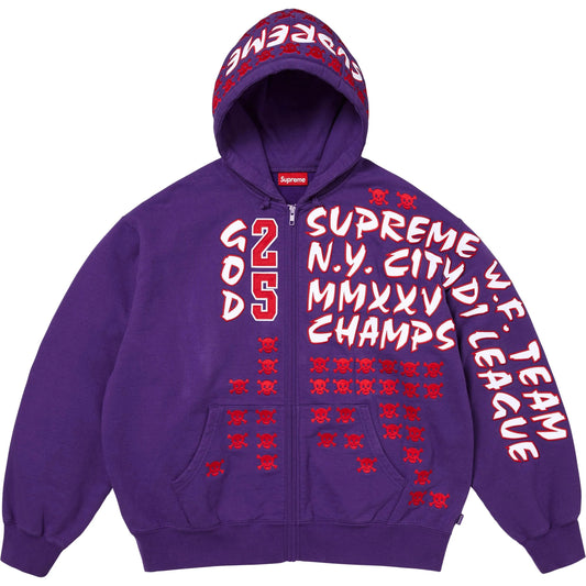Supreme League Champs Zip Up Hoodie